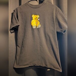 Black Vans Voo Doo Teddy Bear Ripped Open Shirt